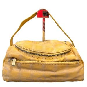 Chanel Travel Line Yellow Handle Pouch